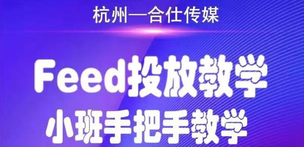 合仕传媒Feed投放教学，手把手教学，开车烧钱必须自己会|低成本打造直播间流量插图