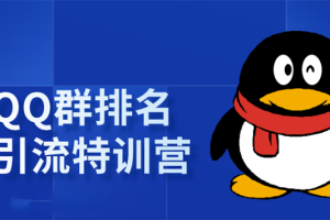 《QQ群排名引流特训营》一个群被动收益1000，是如何做到的（5节视频课）